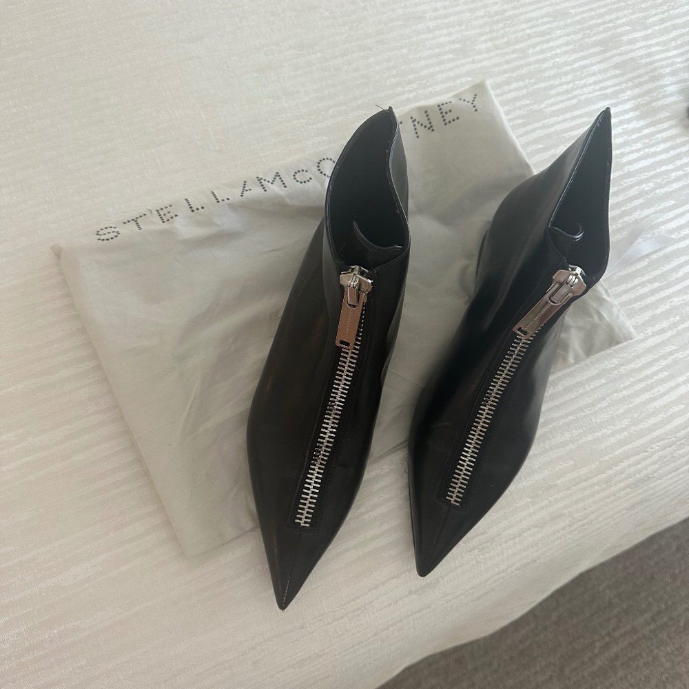 STELLA MCCARTNEY BOOTS, BLACK SIZE 38